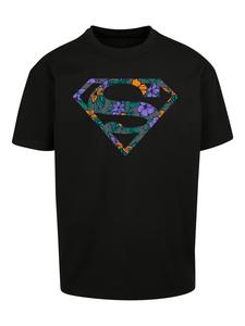 Футболка F4NT4STIC Superman Superheld Floral Logo, черный