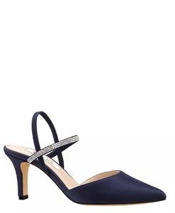 Женские вечерние туфли Billie с открытой пяткой Nina, синий
