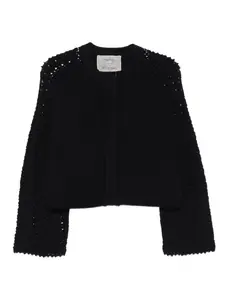 Шерстяной кардиган Forte Forte, синий