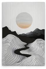 Картина на холсте A.S. Création Grey Sun цвет schwarzgrauweiss