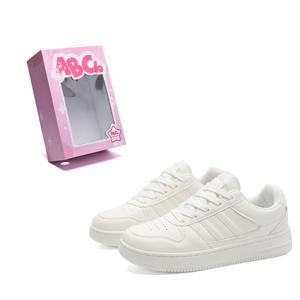 ABCIO Унисекс скейтерские кеды низкие белые сине-бело-желтые, цвет White