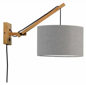 Настенный светильник GOOD&MOJO ANDES, коричневый - серый - светло-коричневый