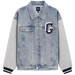 GAP Мужская куртка светлая потертая, Light Washed