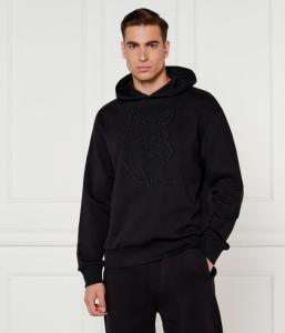 Толстовка мужская Armani Exchange хлопковая с капюшоном, черный