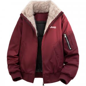 Пуховик для верховой езды Casual Collection Unisex Jeep, burgundy