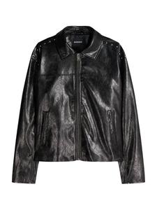 Bershka Куртка для межсезонья в черном цвете