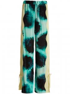 Брюки с принтом Del Core, зеленый