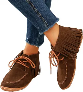 Женские зимние сапоги, водонепроницаемая нескользящая зимняя обувь с удобной теплой плюшевой подкладкой для холодных дней, 03-brown