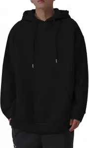 Мужская унисекс хлопковая флисовая толстовка с капюшоном — легкая повседневная модель с длинными рукавами и карманами