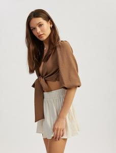 Брюки свободного кроя Koton, экрю