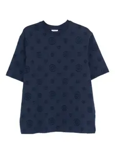 Футболка с логотипом Casablanca, синий