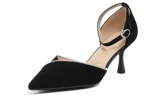 Стройная шпилька Высокие каблуки 7 см Женские ST&SAT, Черный