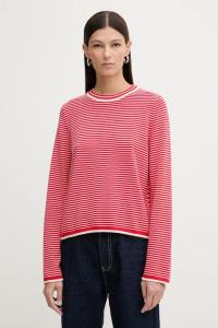 Хлопковый свитер Marc O'Polo, красный