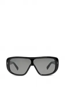 Солнцезащитные очки с щитовой оправой Jacquemus, черный