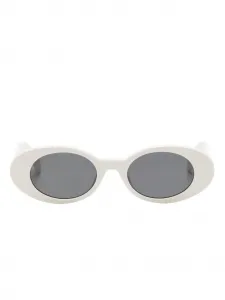 Солнцезащитные очки Gilroy в овальной оправе Palm Angels, белый