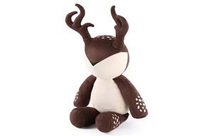 Плюшевая игрушка олененок с арахисом, олененок со сливой My Only Friend, темно-коричневый