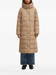 Пуховик на пуговицах Barbour, нейтральный