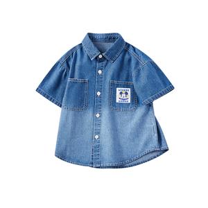 Детская джинсовая рубашка Disney, синий