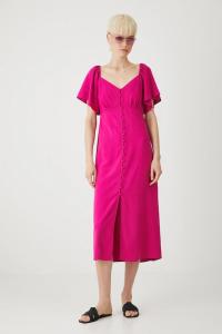Платье с добавлением льна Medicine, розовый