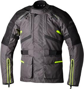 Текстильная мотоциклетная куртка RST endurance, Dark Grey/Black/Fluo Yellow