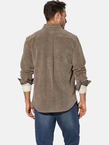Рубашка на пуговицах классического кроя BABISTA, Mottled Brown