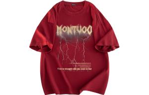 Футболка унисекс MONTVOO, Burgundy