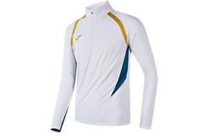 Футболка мужская белая с втачными рукавами Joma, темно-синяя