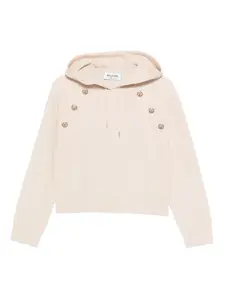 Худи с декоративными пуговицами Blugirl, бежевый