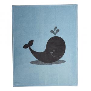 Детское турецкое хлопковое одеяло ARUS, цвет Whale