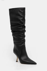 Кожаные ботинки Luna Michael Michael Kors, черный