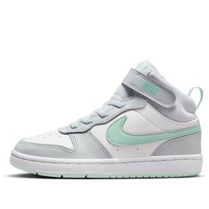 Кроссовки court borough mid 2 'pure platinum mint foam' Nike, серый