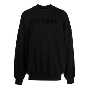 Толстовка fw22 eternal fleece crewneck 'black' Fear Of God, черный