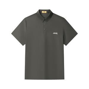 Футболка-поло Unisex Polo Collar Thin Others Jeep, gentleman серый