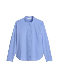 Свободная блузка со стоячим воротником в цвете Lake Blue Marc O'Polo DENIM