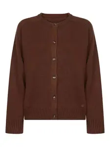 Кардиган с пуговицами спереди LouLou de Saison, коричневый