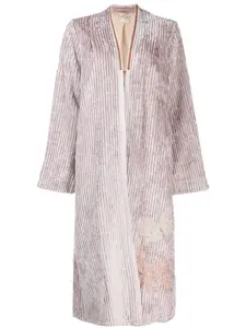 Кардиган-пальто с драпировкой Forte Forte, розовый