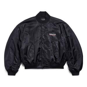 Куртка political campaign varsity jacket 'black' Balenciaga, черный