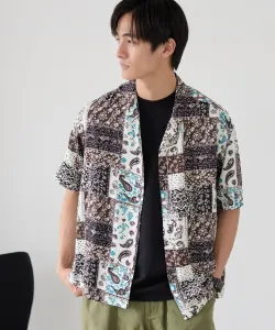 Рубашка из вискозы с панельным принтом Coen, цвет Other 2