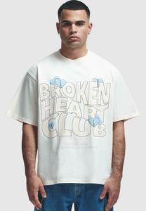 Футболка с принтом Broken Heart Club Oversize 2Y Studios, цвет off white