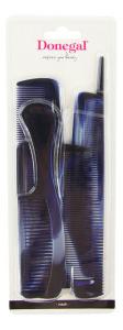 Donegal Набор расчесок темно-синего цвета, 6 шт