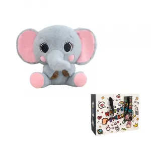 Плюшевая игрушка слоненок с большими ушами, высота 30см/42см/50см/60см/80см CHONGRONGLIANYU