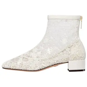 Naughtily D ботильоны 3см женские white DIOR, Original Shoe Box Included