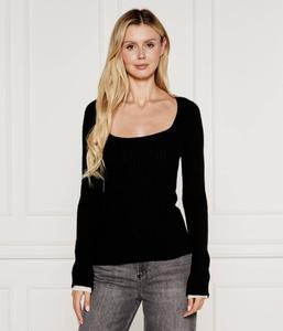 Свитер шерстяной Pinko Cymric Slim Fit, черный