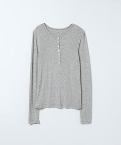 Полупрозрачная ребристая футболка-поло с длинным рукавом Jeanasis, цвет Gray(15)