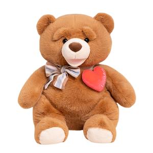 Очаровательные плюшевые мишки Heart Melting Bear размером 40см/50см MLING, коричневый
