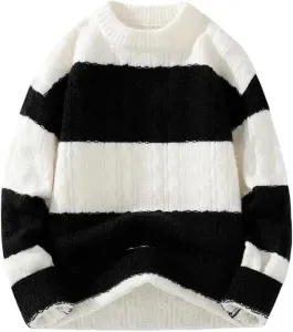 Мужской зимний вязаный свитер