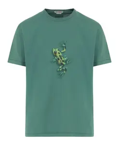 Футболка с прыгающей лягушкой Jw Anderson, зеленый