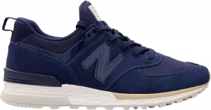 Кроссовки New Balance 574, темно-синий/белый