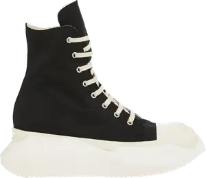 Кроссовки Rick Owens DRKSHDW Gethsemane Abstract High Black Milk, черный