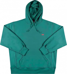Толстовка Supreme Enamel Small Box Hooded Sweatshirt 'Dark Teal', бирюзовый